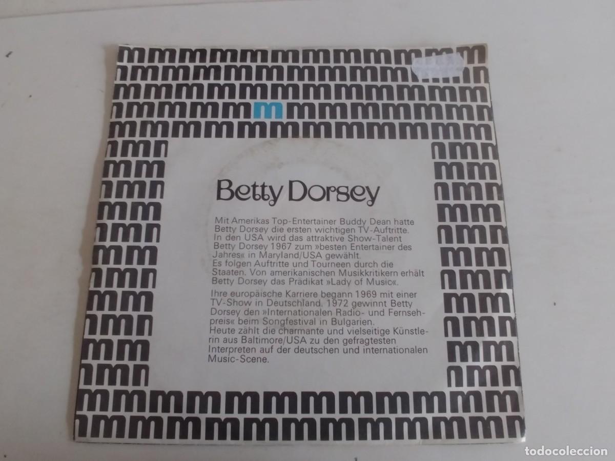 Discos de vinilo: BETTY DORSEY-SINGLE SING SILVERQUEEN - Foto 2