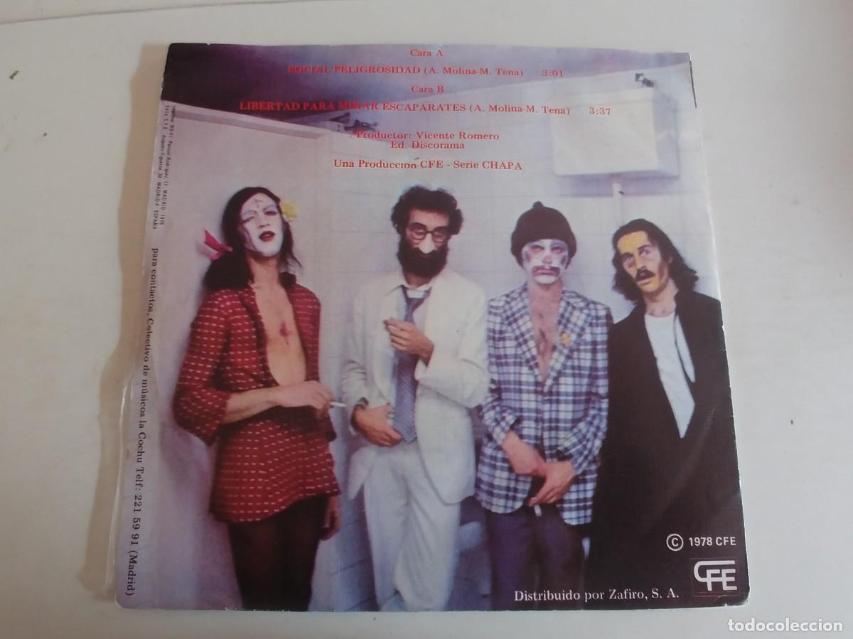 Discos de vinilo: CUCHARADA-SINGLE SOCIAL PELIGROSIDAD-NUEVO - Foto 2