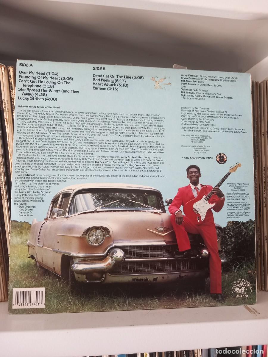 Discos de vinilo: Lucky Peterson &lrm;&ndash; Lucky Strikes - lp - Foto 2