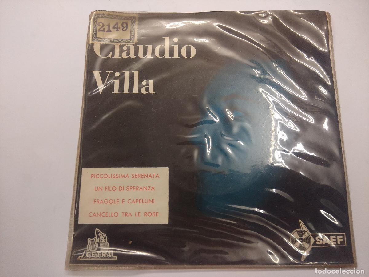 Discos de vinilo: CLAUDIO VILLA/PICCOLISSIMA SERENATA/SINGLE. - Foto 1
