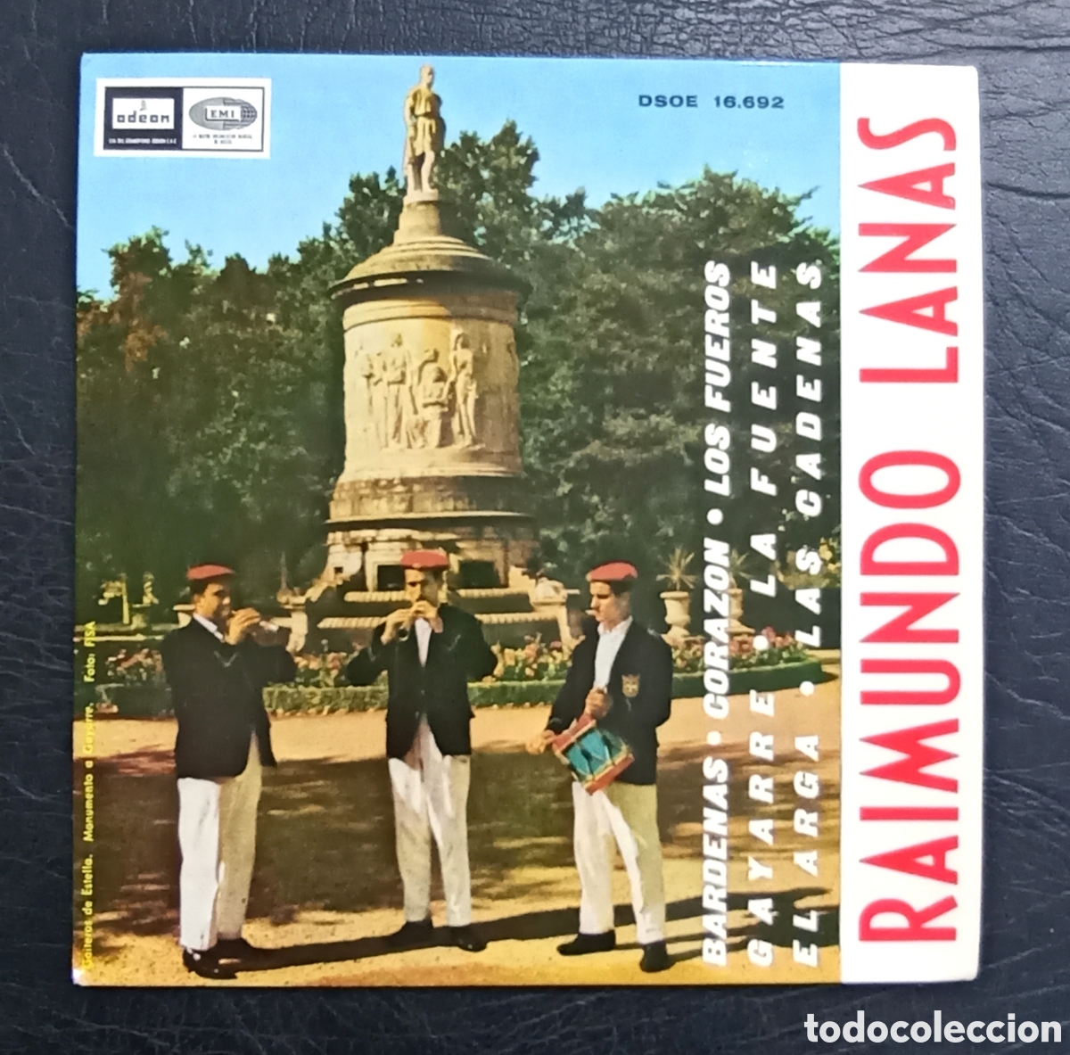 Discos de vinilo: EP RAIMUNDO LANAS - BARDENAS-CORAZ&Oacute;N... - ODEON 1966 - Foto 1