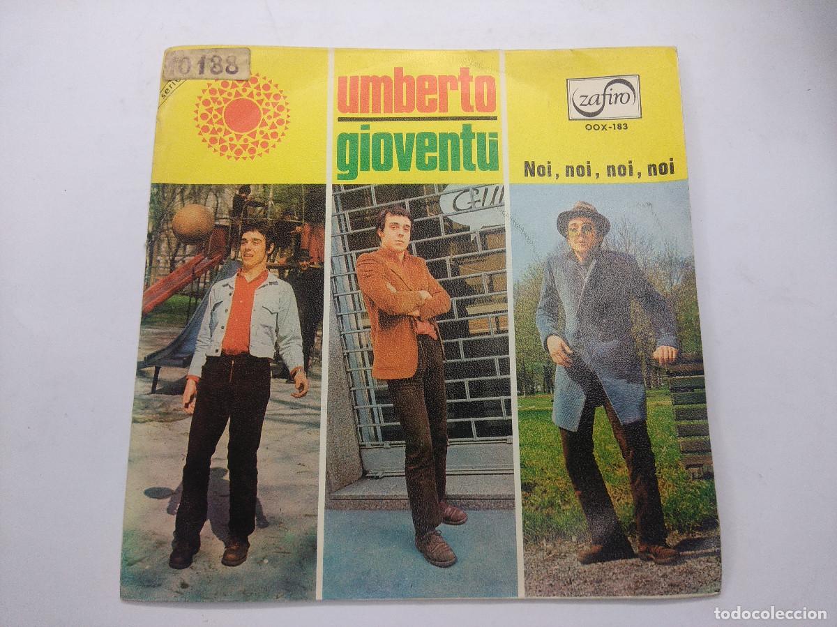 Discos de vinilo: UMBERTO GIOVENTU/NOI,NOI/SINGLE PROMOCIONAL.