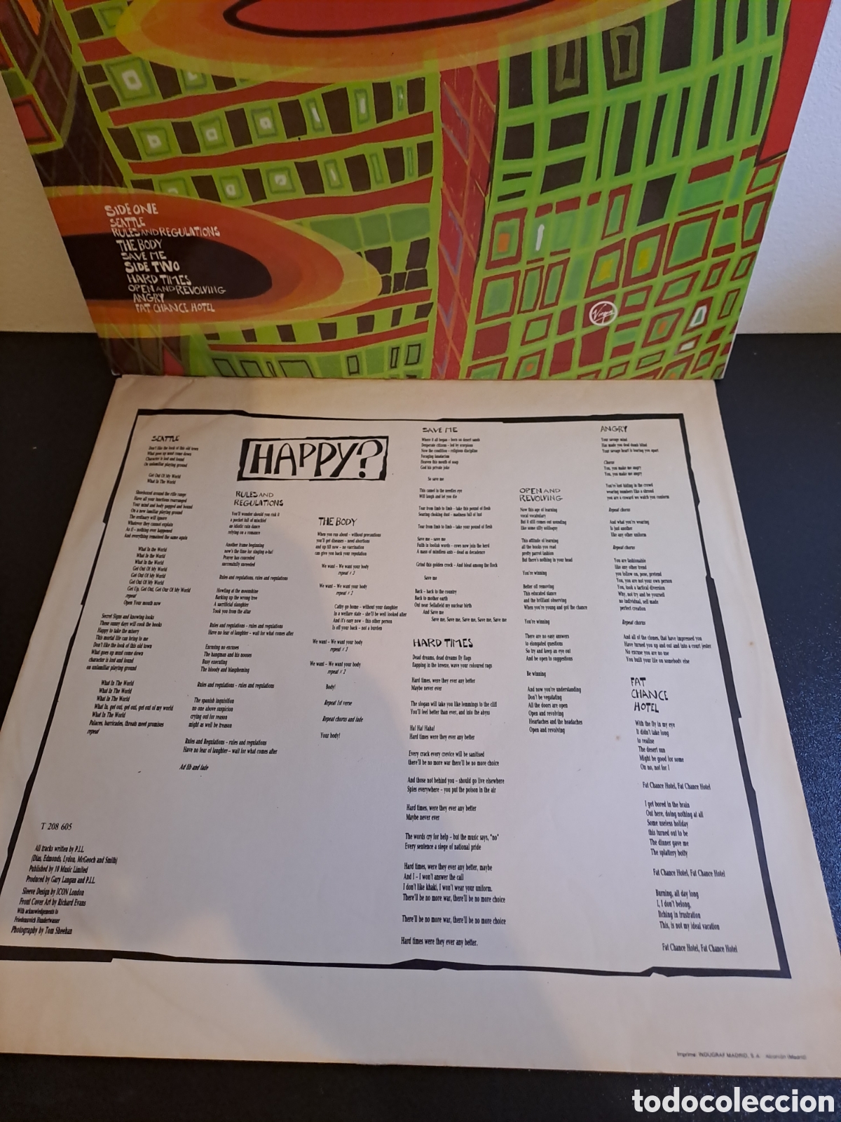 Discos de vinilo: *Public Image Limited&nbsp;&lrm;&ndash;&nbsp;Happy? . Z.1 - Foto 4