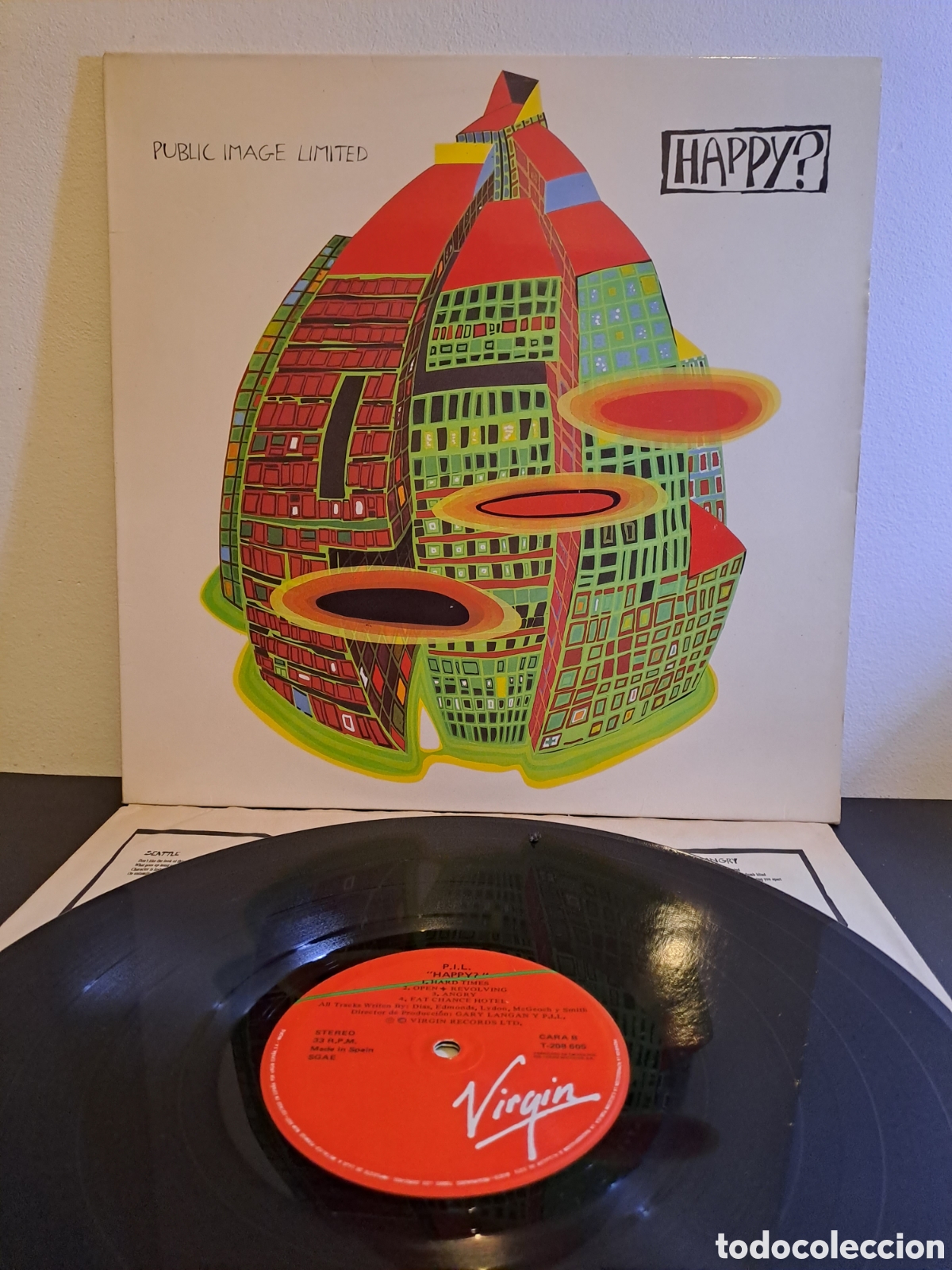 Discos de vinilo: *Public Image Limited&nbsp;&lrm;&ndash;&nbsp;Happy? . Z.1 - Foto 1