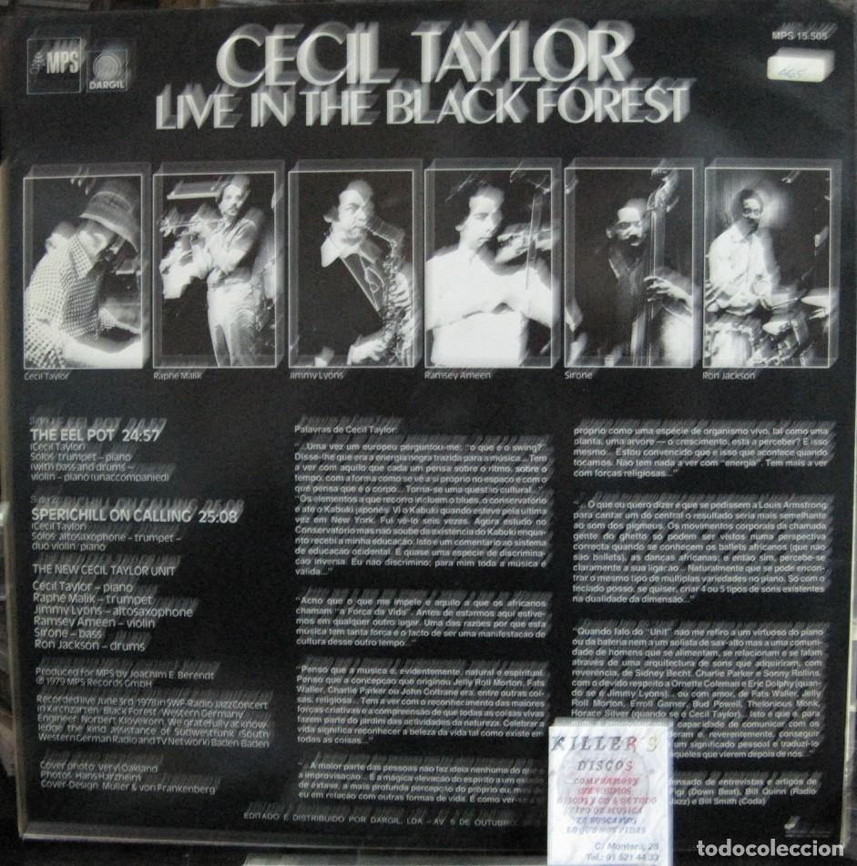 Discos de vinilo: Cecil Taylor &ndash; Live In The Black Forest - Foto 2