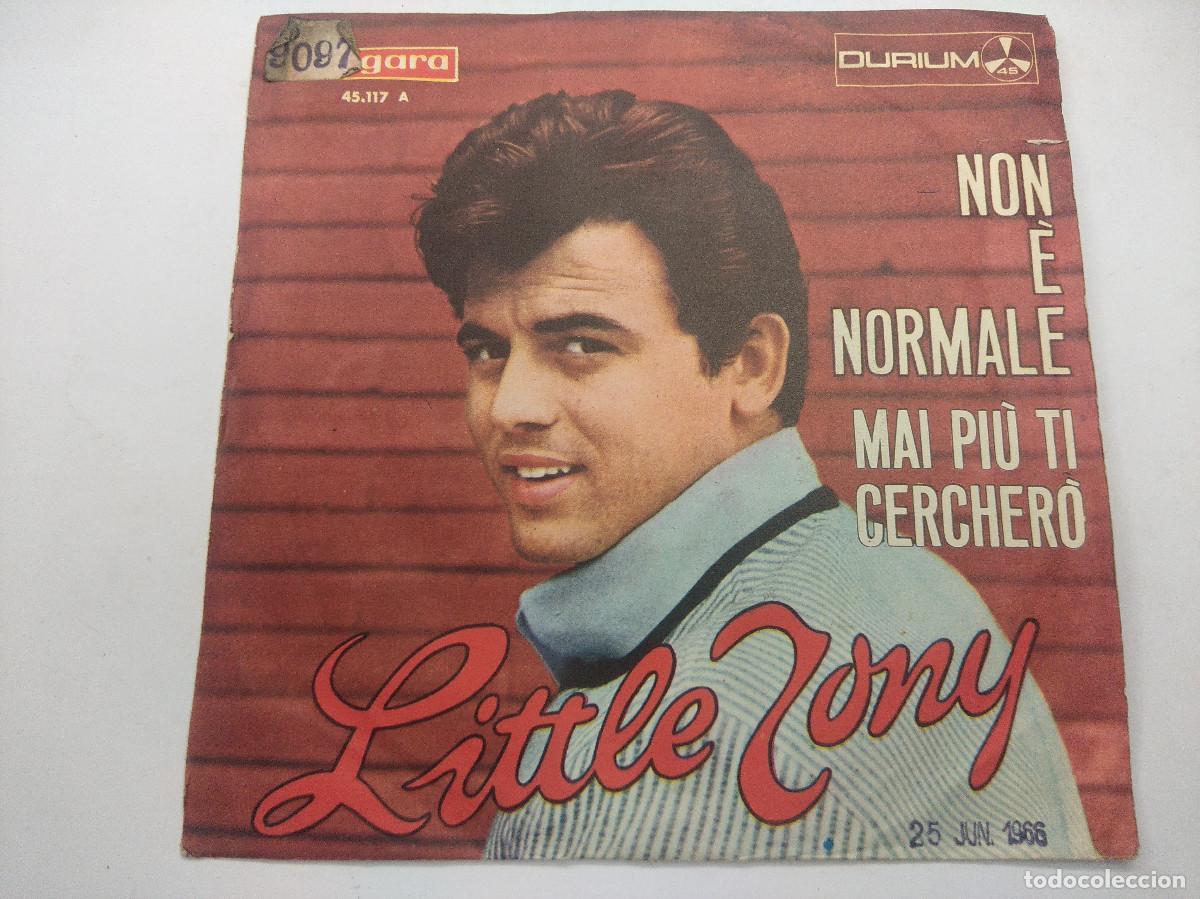 Discos de vinilo: LITTLE TONY/NON E NORMALE/SINGLE. - Foto 1