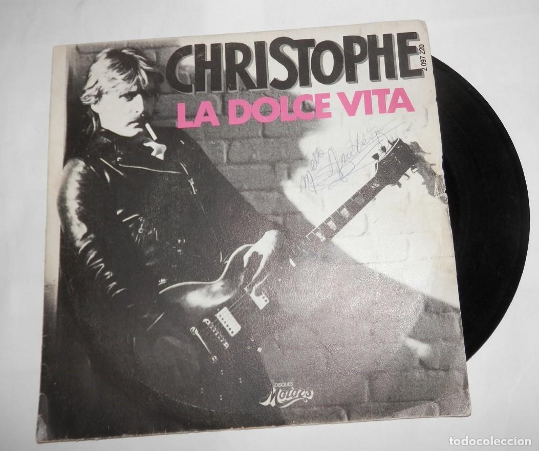 Discos de vinilo: UN DISCO DE VINILLO SINGLE DE CHRISTOPHE - Foto 1