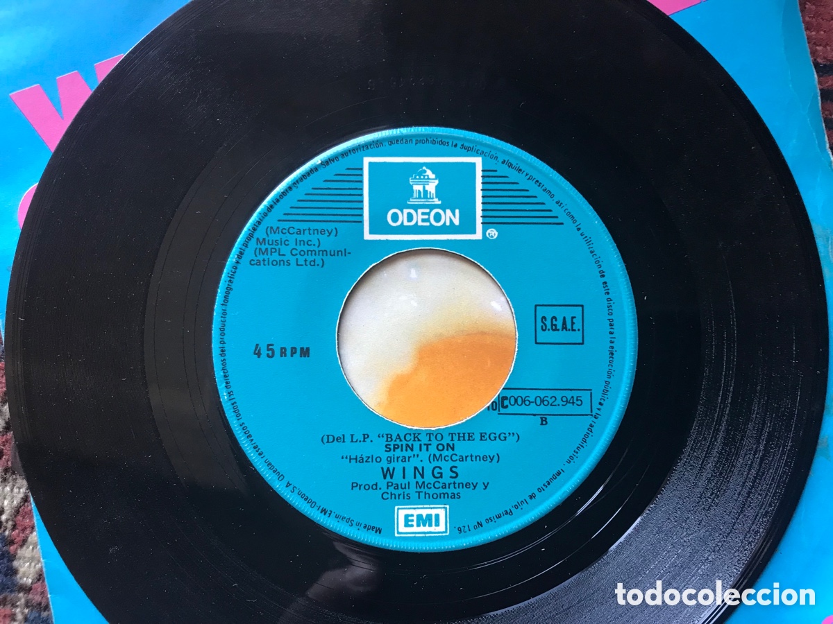 Discos de vinilo: Wings. Getting closer. Acerc&aacute;ndome - Foto 4