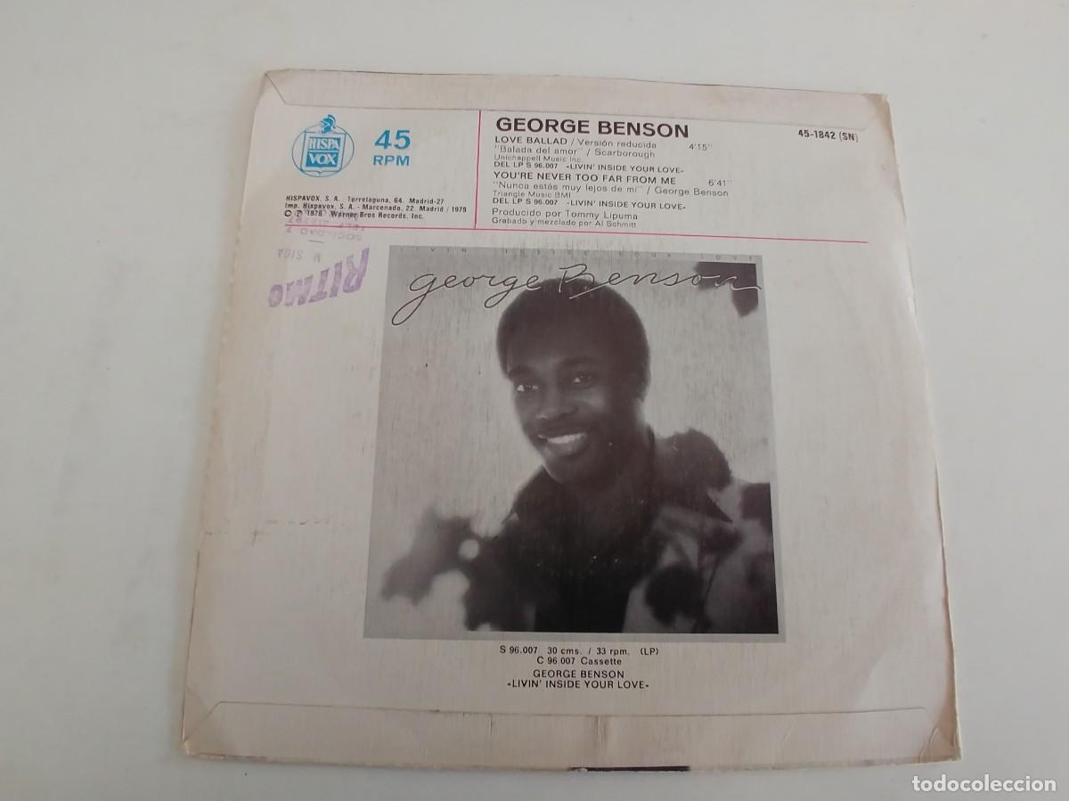 Discos de vinilo: GEORGE BENSON-SINGLE LOVE BALLAD - Foto 2