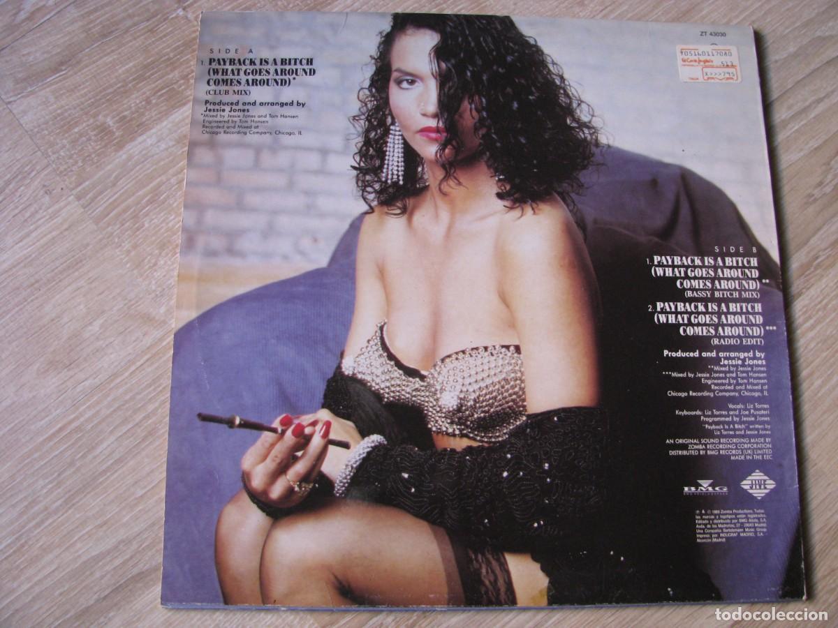 Discos de vinilo: DISCO DE VINILO. LIZ TORRES. PAYBACK IS A BITCH. - Foto 2