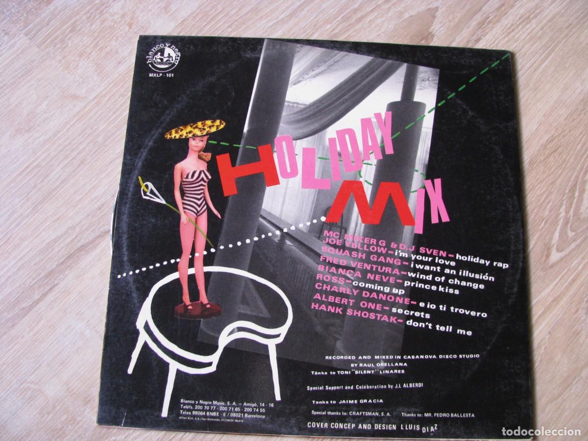 Discos de vinilo: DISCO DE VINILO. HOLIDAY MIX. - Foto 2