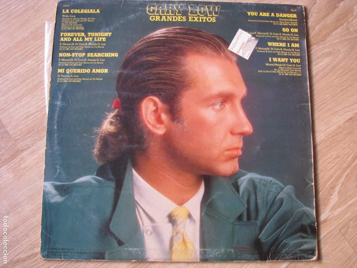 Discos de vinilo: DISCO DE VINILO. GARY LOW GRANDES EXITOS - Foto 2