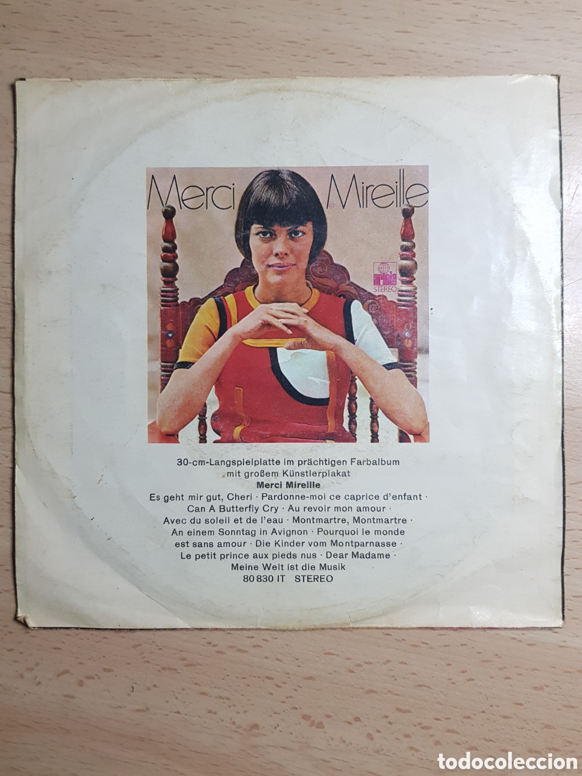 Discos de vinilo: Single 7&rdquo; Mireille Mathieu. Germany. Akropolis adieu. - Foto 2