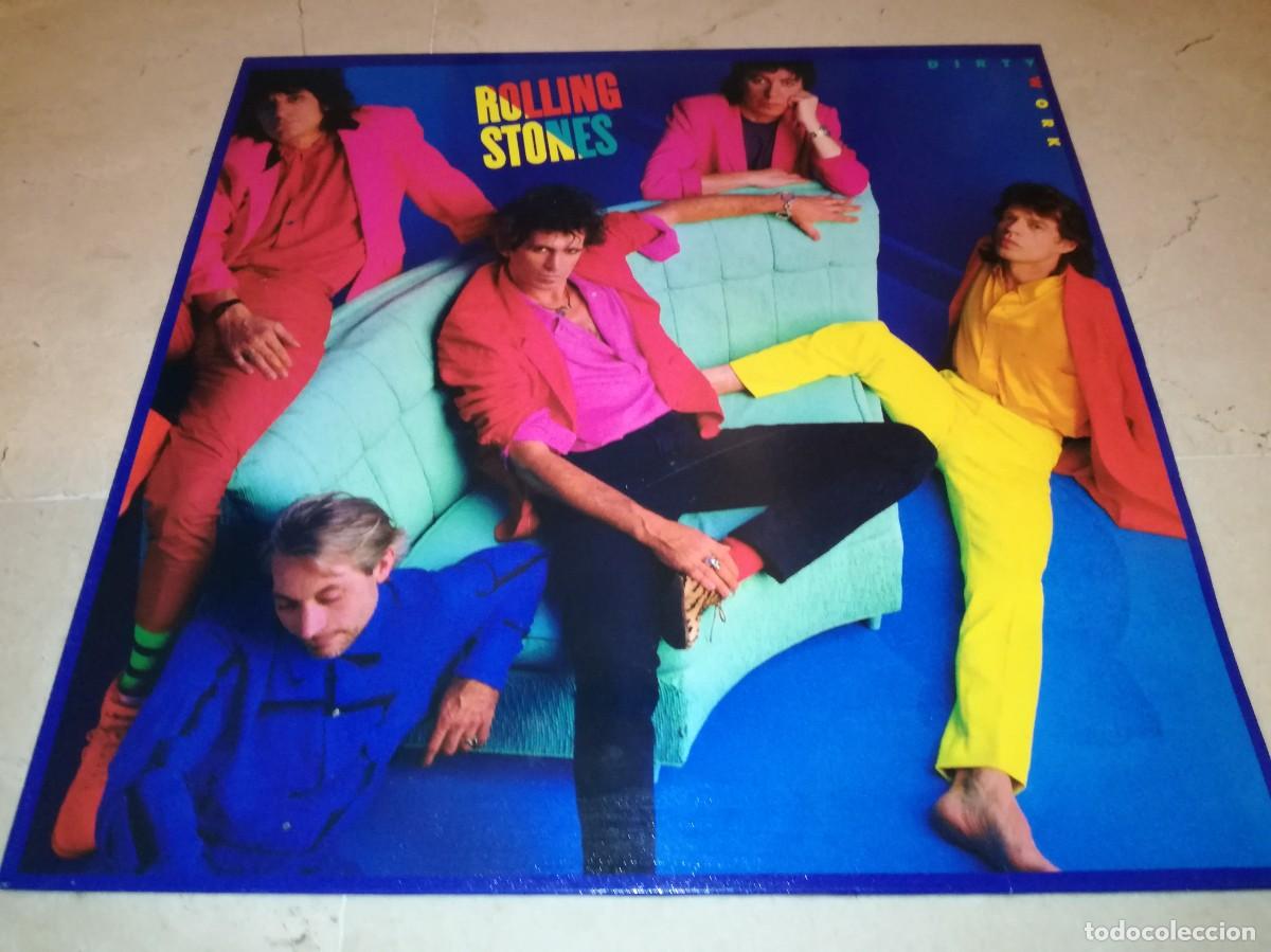 Discos de vinilo: THE ROLLING STONES-DIRTY WORK-ORIGINAL ESPA&Ntilde;OL 1986