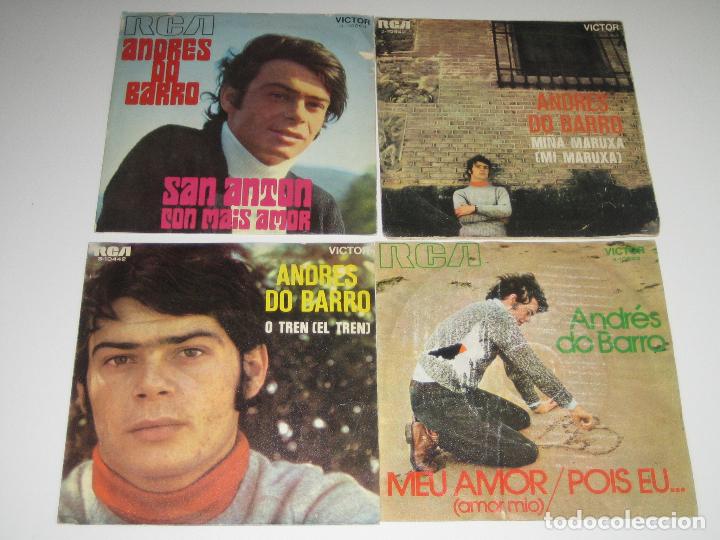 Discos de vinilo: ANDRES DO BARRO - LOTE DE 4 DISCOS PEQUE&Ntilde;OS - Foto 1