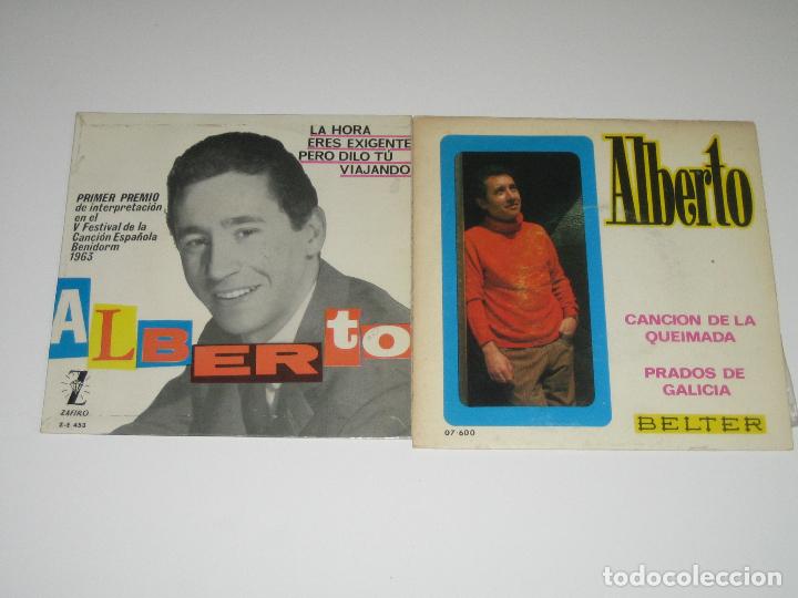 Discos de vinilo: ALBERTO - LOTE DE DOS DISCOS PEQUE&Ntilde;OS - Foto 1