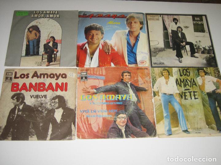 Discos de vinilo: LOS AMAYA - LOTE DE 6 DISCOS PEQUE&Ntilde;OS - Foto 1