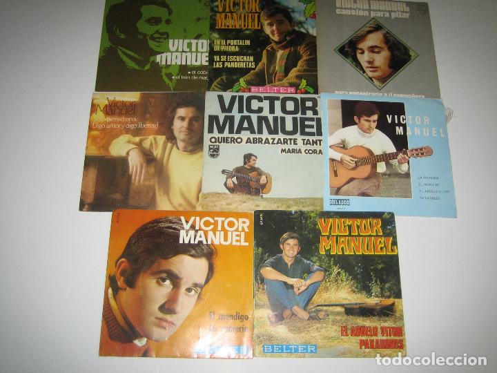 Discos de vinilo: VICTOR MANUEL - LOTE DE 8 DISCOS PEQUE&Ntilde;OS - Foto 1