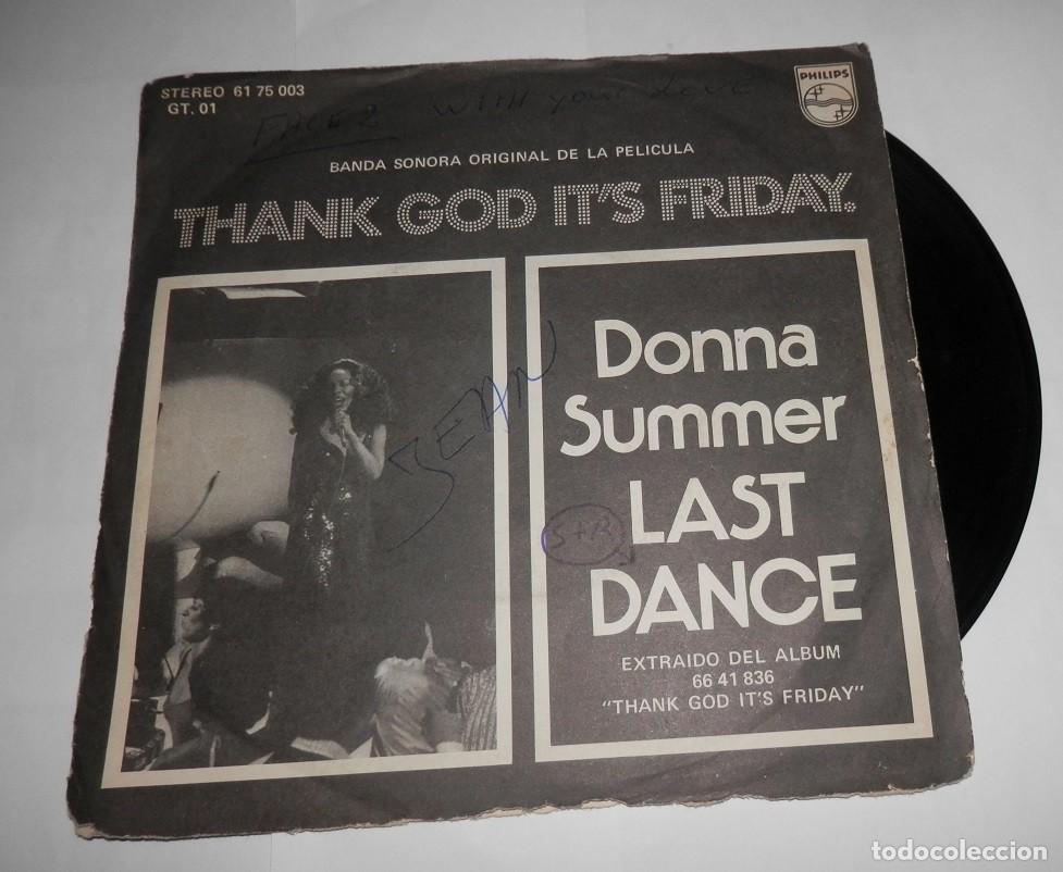 Discos de vinilo: UN DISCO DE VINILLO SINGLE DE DONNA SUMMER - Foto 1