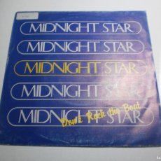 Discos de vinilo: SINGLE MIDNIGHT STAR. DON'T ROCK THE BOAT (RADIO)(CAPELLA). ZAFIRO 1988 (SEMINUEVO)