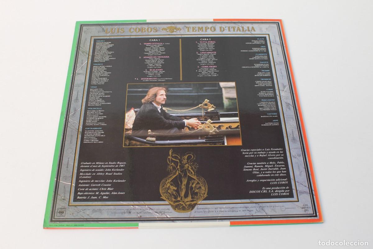 Discos de vinilo: LP - TEMPO D&acute; ITALIA - LUIS COBOS - 1987 - Foto 2
