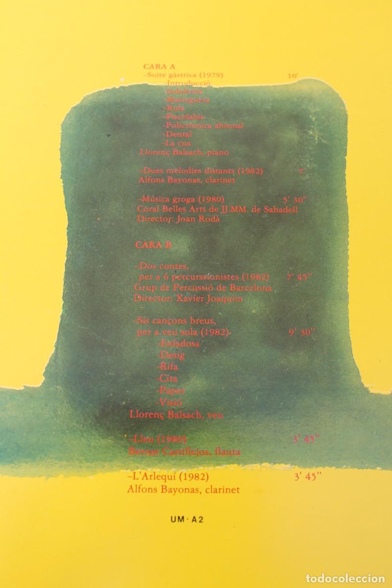 Discos de vinilo: LP - LLOREN&Ccedil; BALSACH - 1983 - Foto 3