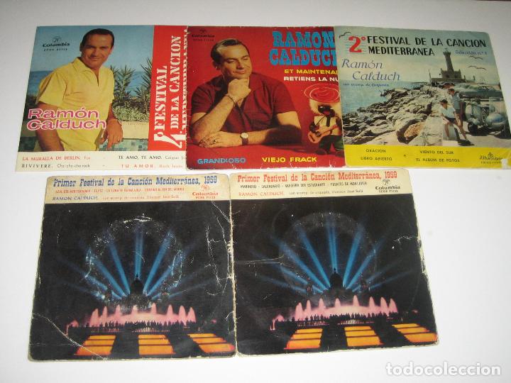 Discos de vinilo: RAMON CALDUCH - LOTE DE 5 DISCOS PEQUE&Ntilde;OS - Foto 1