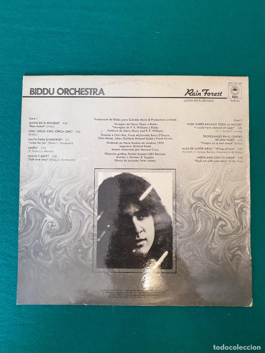 Discos de vinilo: Biddu Orchestra &ndash; Rain Forest - Foto 2