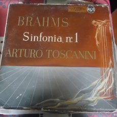 Discos de vinilo: BRAHMS SINFONIA Nº 1, ARTURO TOSCANI. Lote 385161469