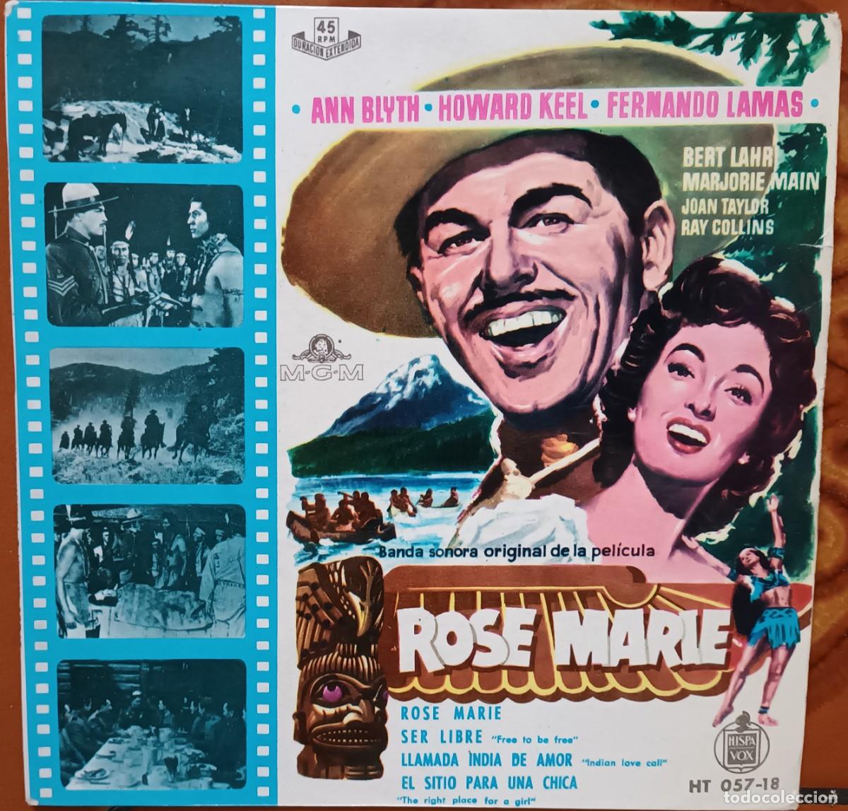 Discos de vinilo: ROSE MARIE. BANDA SONORA. EP. - Foto 1