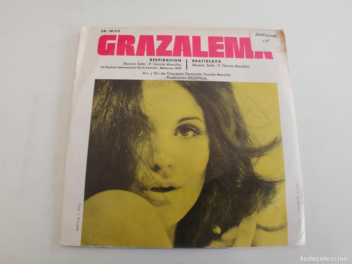 Discos de vinilo: GRAZALEMA-SINGLE RESPIRACION - Foto 2