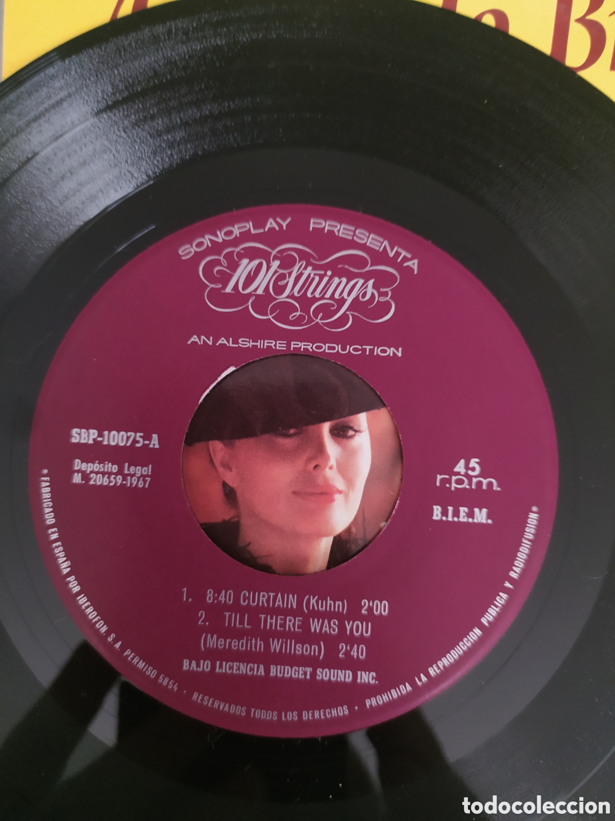 Discos de vinilo: Ep 101 Strings. A toast to Broadway - Foto 3