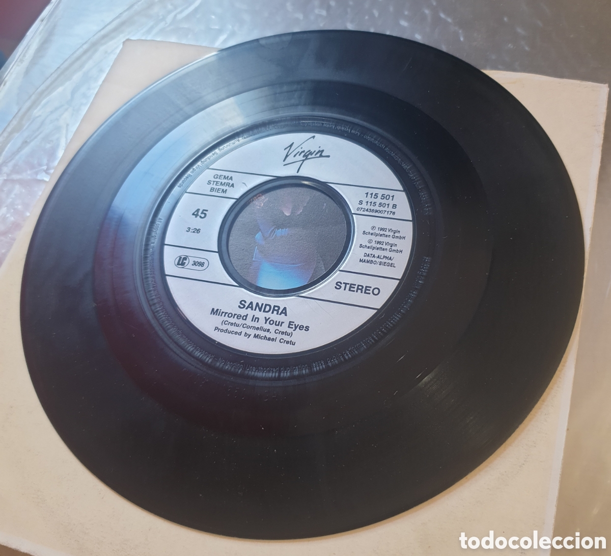 Discos de vinilo: Sandra - Johnny wanna live - Foto 2