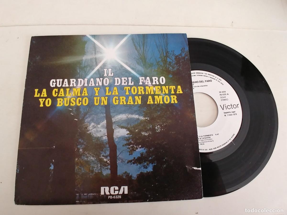 Discos de vinilo: IL GUARDIANO DEL FARO-SINGLE LA CALMA Y LA TORMENTA