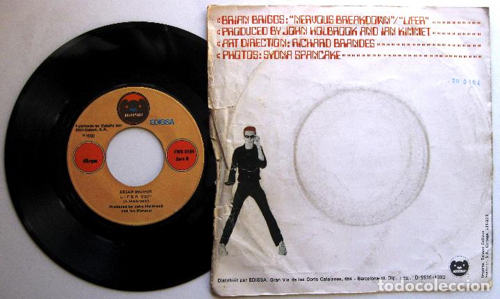 Discos de vinilo: Brian Briggs - Nervous Breakdown - Single Edigsa 1980 BPY - Foto 2