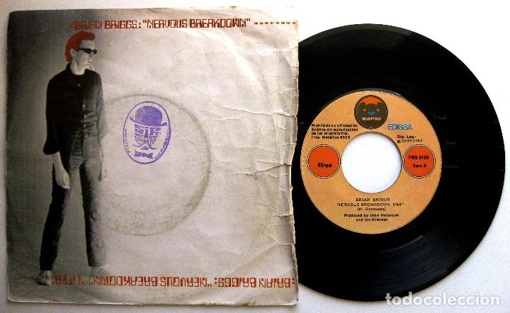 Discos de vinilo: Brian Briggs - Nervous Breakdown - Single Edigsa 1980 BPY - Foto 1