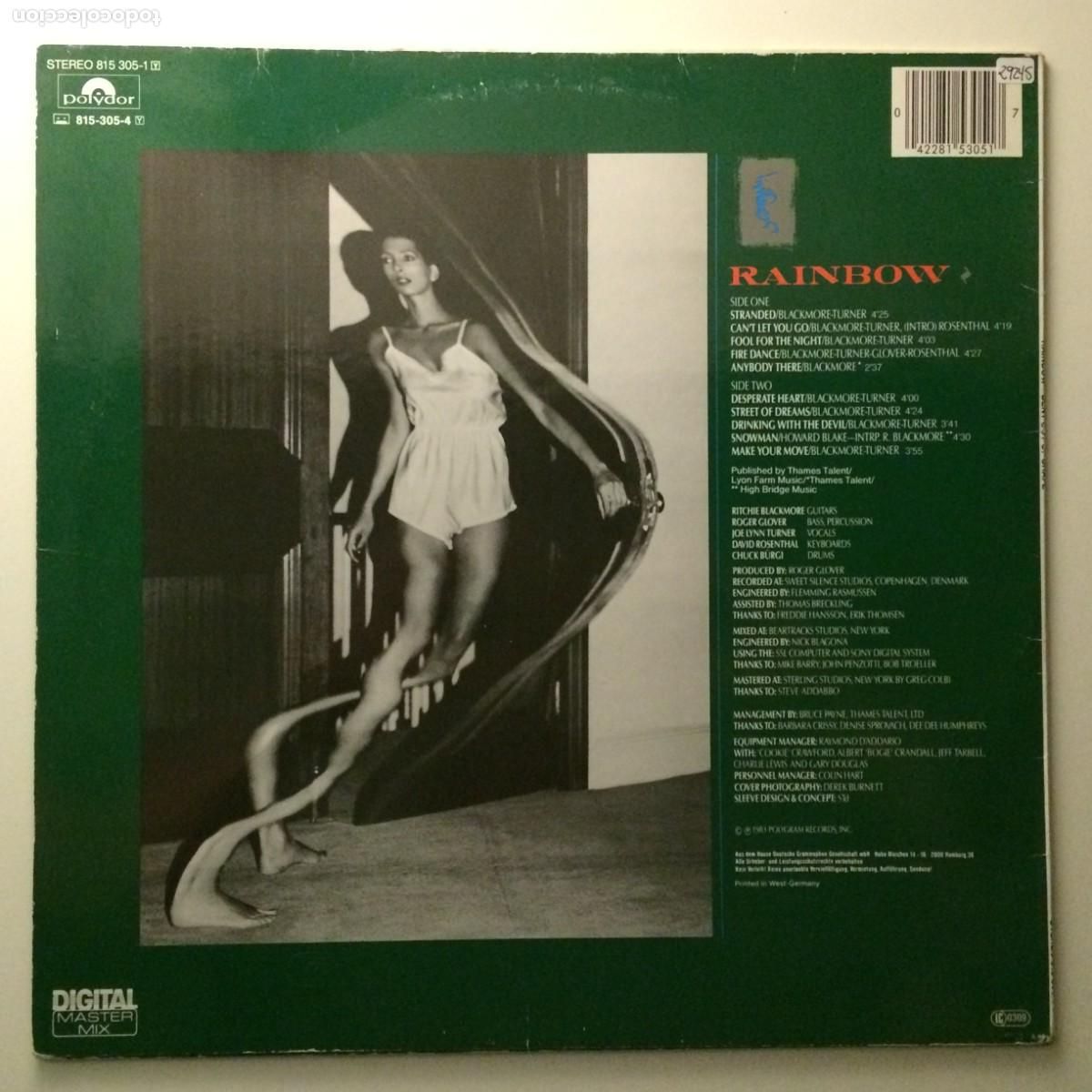 Discos de vinilo: Rainbow &lrm;&ndash; Bent Out Of Shape , Germany 1983 Polydor* - Foto 2