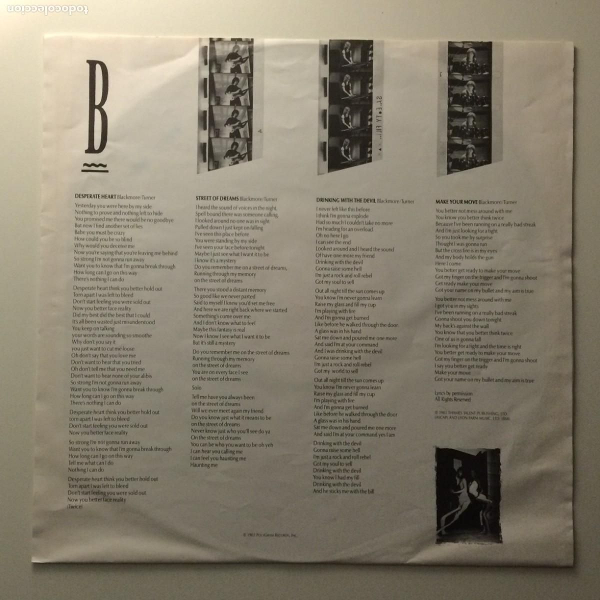 Discos de vinilo: Rainbow &lrm;&ndash; Bent Out Of Shape , Germany 1983 Polydor* - Foto 4