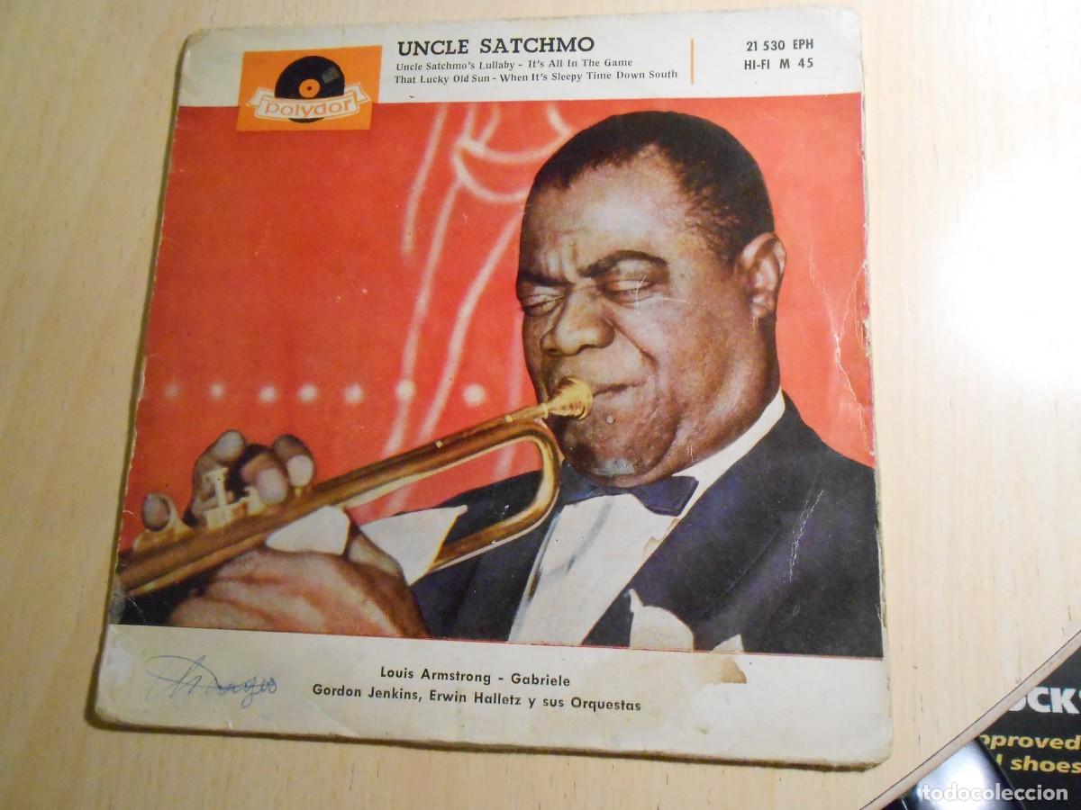 louis armstrong, ep, uncle satchmo´s lullaby + - Compra venta en  todocoleccion