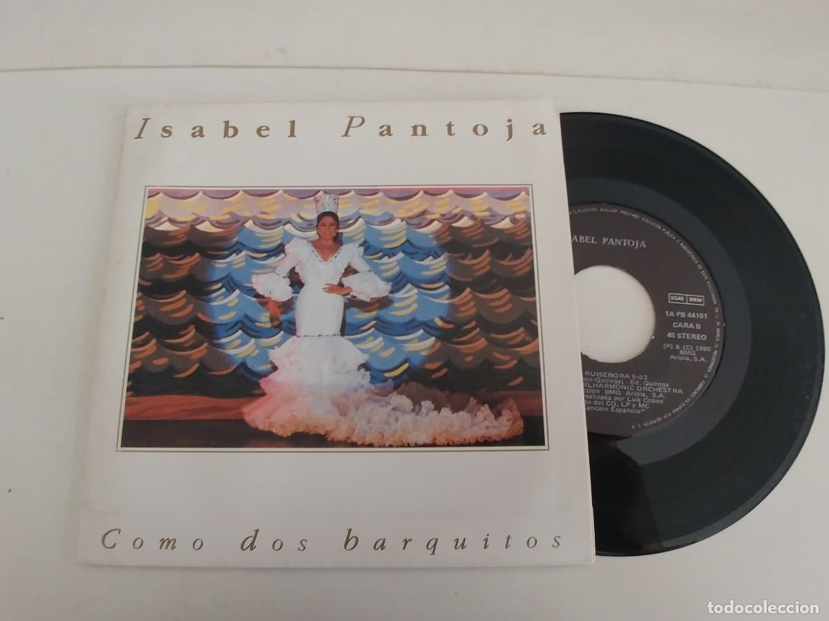 Discos de vinilo: ISABEL PANTOJA-SINGLE COMO DOS BARQUITOS-GATEFOLD - Foto 1