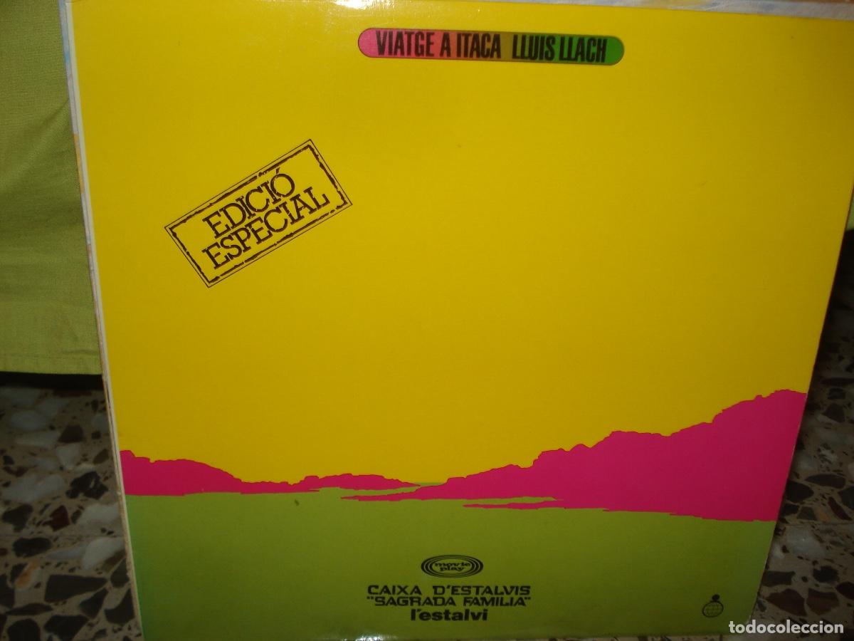 Discos de vinilo: Llu&iacute;s LLach 1979 y Viatge a Ithaca 2 LP - Foto 2