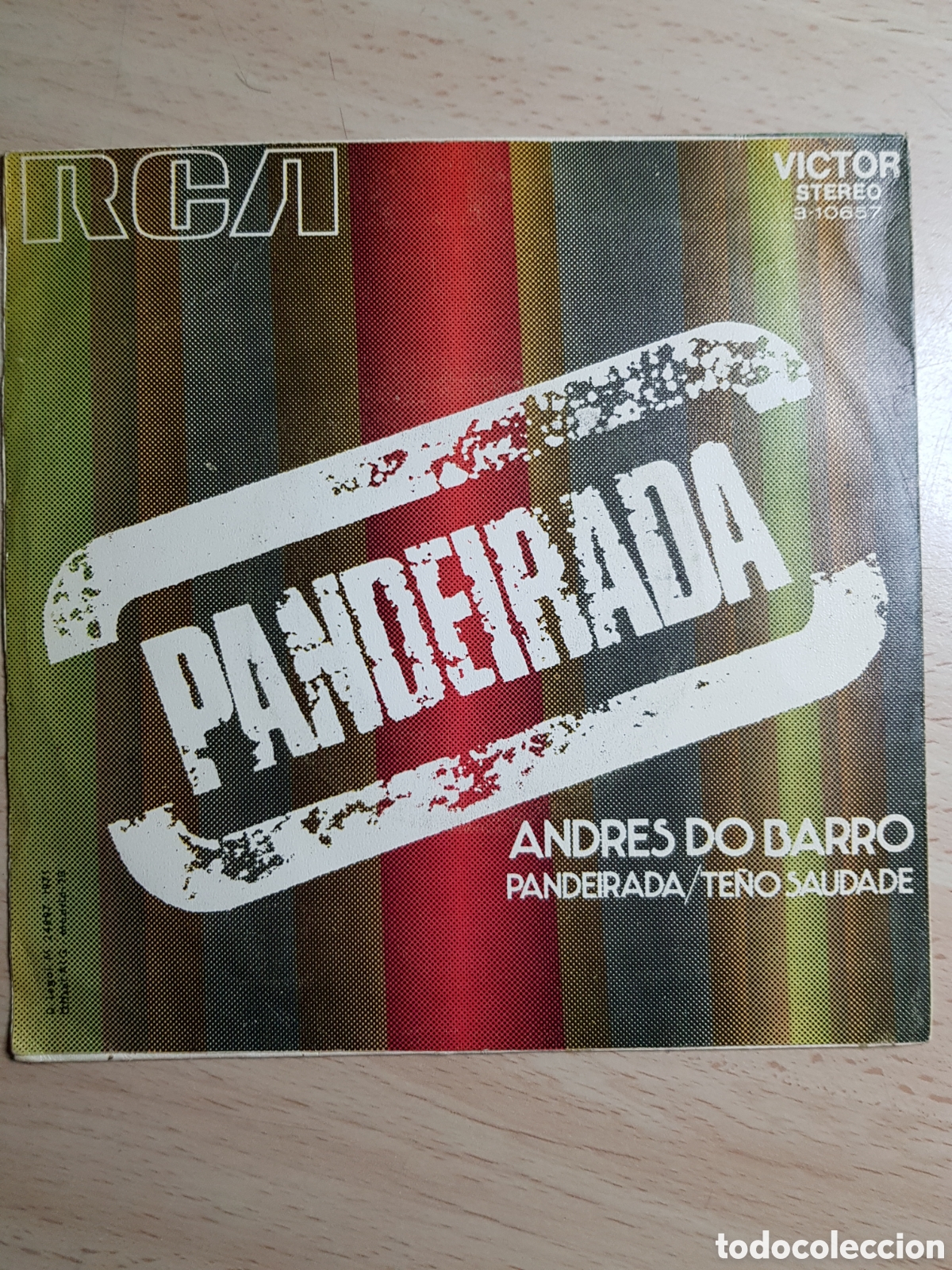 Discos de vinilo: Single 7&rdquo; Andr&eacute;s do Barro 1971 Pandeirada. - Foto 2