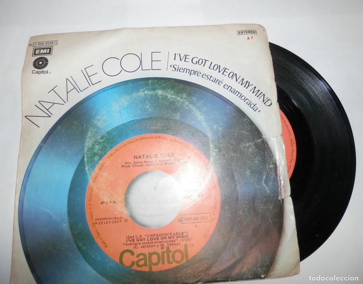Discos de vinilo: UN DISCO DE VINILLO SINGLE DE NATALIE COLE - Foto 1