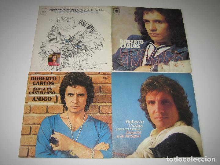 Discos de vinilo: ROBERTO CARLOS - LOTE DE 4 DISCOS PEQUE&Ntilde;OS - Foto 1