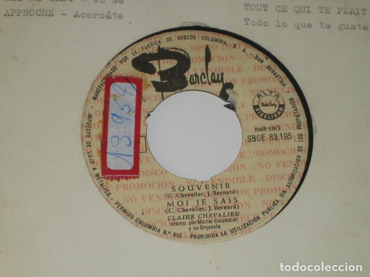 Discos de vinilo: CLAIRE CHEVALIER - ED. ESPA&Ntilde;OLA - Foto 1