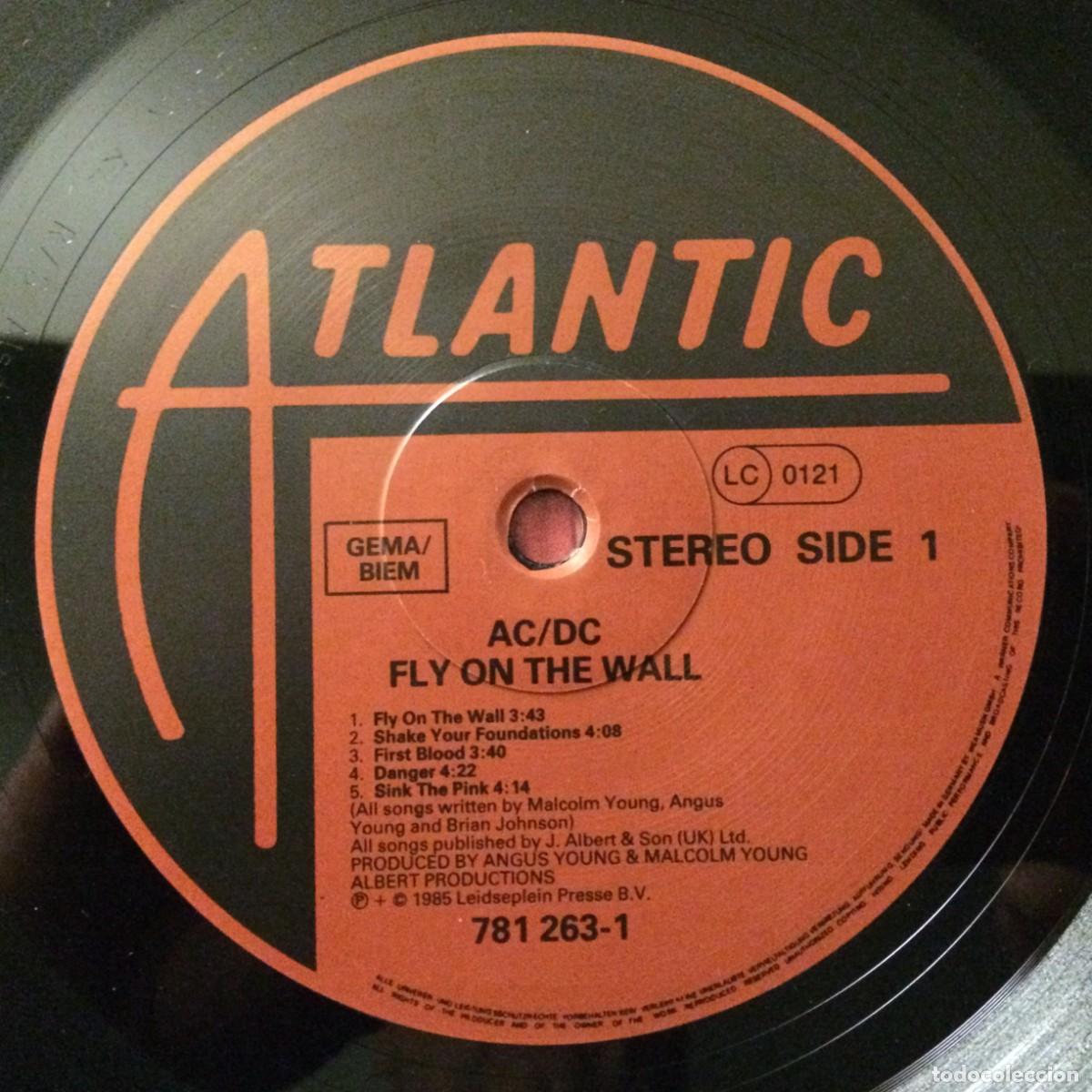 Discos de vinilo: AC/DC &lrm;&ndash; Fly On The Wall , Germany 1985 Atlantic* - Foto 3