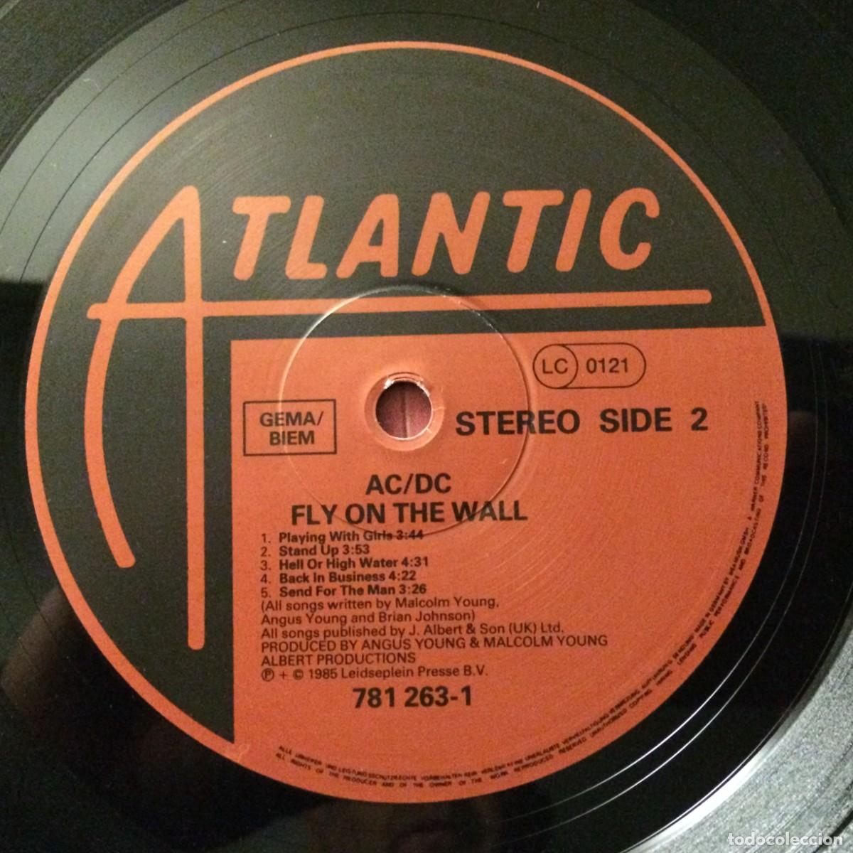 Discos de vinilo: AC/DC &lrm;&ndash; Fly On The Wall , Germany 1985 Atlantic* - Foto 4