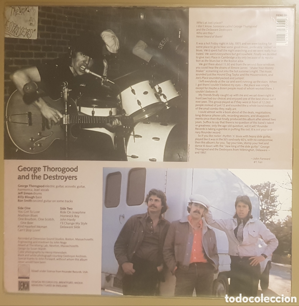 Discos de vinilo: George Thorogood lp. - Foto 2