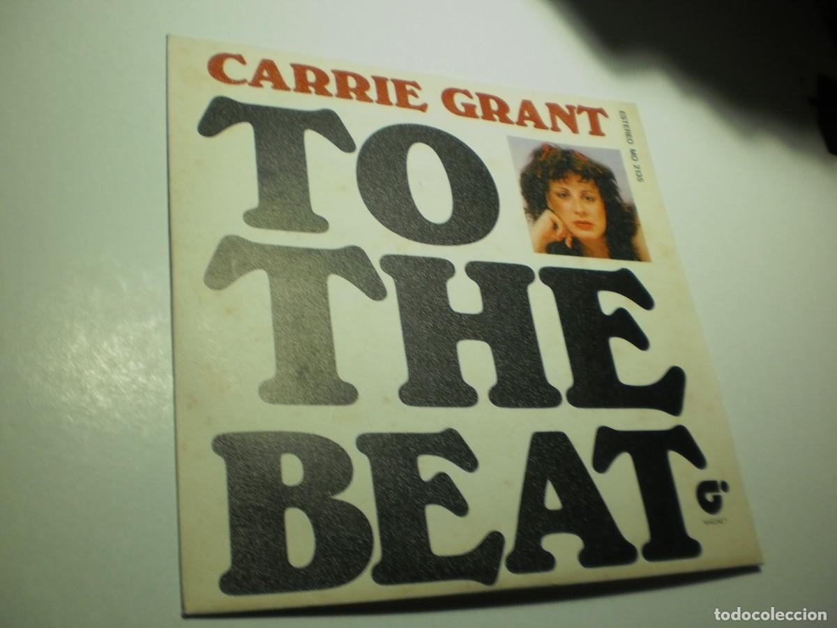 Discos de vinilo: single promo carrie grant. to the beat.. instrumental. magnet 1982 spain (seminuevo)