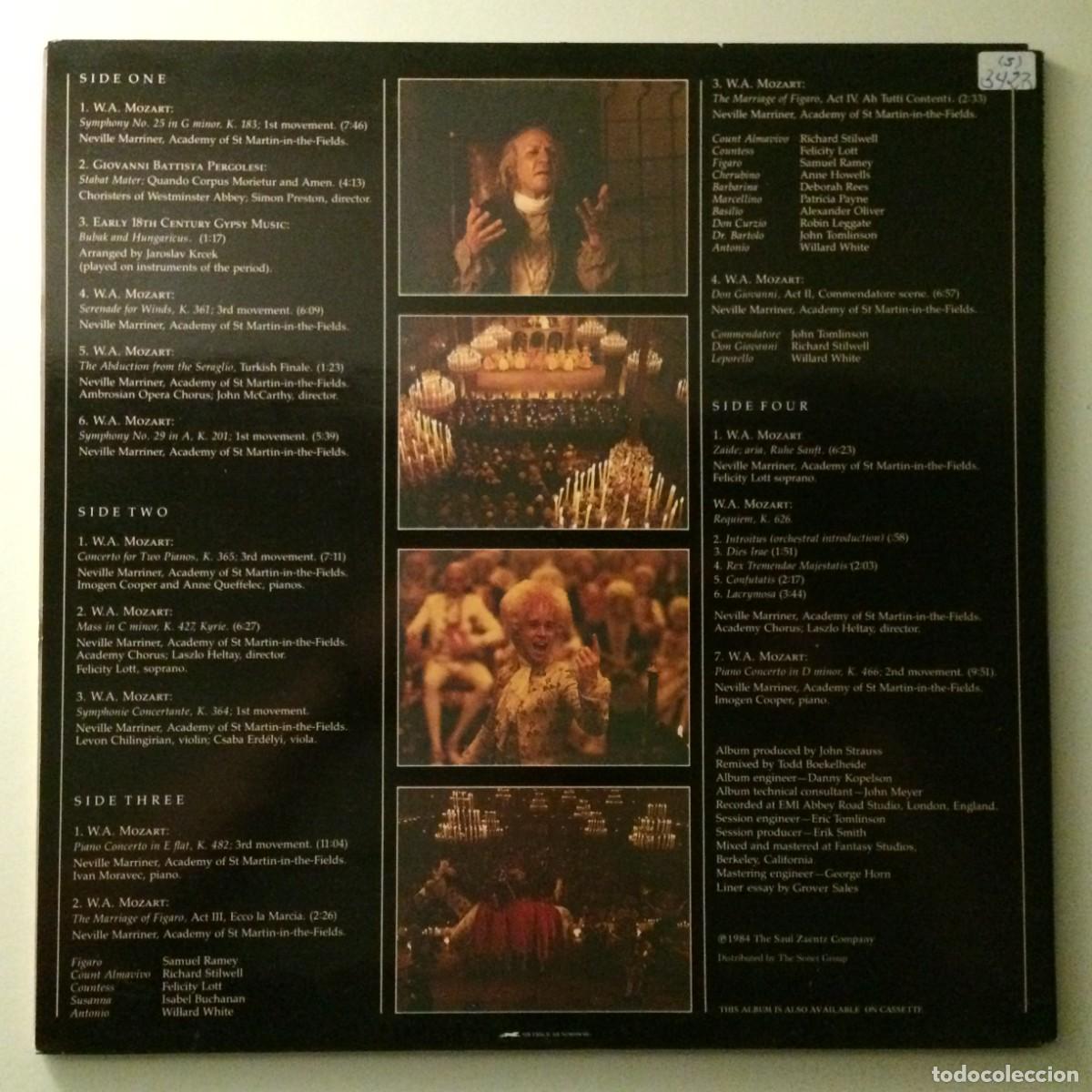 Vintage Amadeus Musical Soundtrack 2xLP Vinyl Record Soundtrack